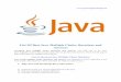 Java Multiple Choice Questions and Answers