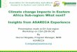 Climate change impacts in eastern africa sub region