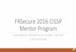 Slide Deck Class Session 8 – FRSecure CISSP Mentor Program