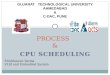 Process and CPU scheduler