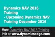 Dynamics nav 2016 training december 2016 los angeles