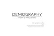 Demography ( dr.sanjeev sahu)