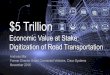 $5 Trillion Economic Value at Stake:  Digitization of Road Transportation
