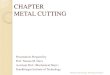 Metal cutting  2