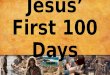 Jesus' First 100 Days: Jesus' Temptation