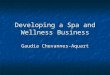 Developing a Spa and Wellness Business