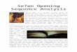 Se7en Opening Sequence Analysis