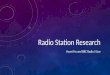 Radio station research