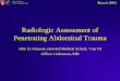 Radiologic Assessment of Penetrating Abdominal Trauma