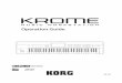 Krome music workstasion 73key