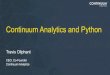 Continuum Analytics and Python