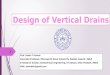Design of prefabricated vertical drains