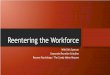 Reentering the Workforce - Job Titles & Functional Statements