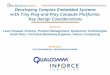 Developing complex embedded systems with tiny plug and-play compute platforms key design considerations