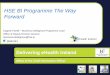 HSE BI Programme - The way forward