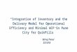 Integration of Inventory and the Delivery Model for Operational Efficiency and Minimal WIP in Pune City for QuikPills