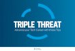 Triple Threat: Tips to Advance your Tech Career