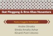 Ikat Pinggang dan Bros Batik Khas Nusantara