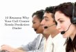 10 Reasons Why your Call Center needs Predictive Dialer