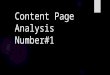 Content page analysis (1)