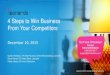 4 Steps to Win Business From Your Competitors