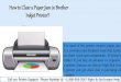 How to clear a paper jam in brother inkjet printer