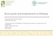 Rural youth and employment in Ethiopia