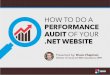 How to Do a Performance Audit of Your .NET Website