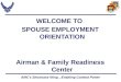 Spouse Employment Workshop