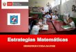 Las Estrategias Matemáticas en la Escuela   ccesa007
