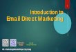 Intro to Email direct marketing strategy