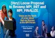 (Very) Loose proposal to revamp MPI_INIT and MPI_FINALIZE