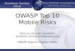 OWASP Mobile TOP 10 2014