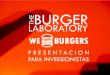 Presentación para inversionistas de burger laboratory