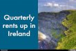 Quarterly rents up in Ireland