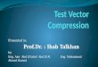 Test vector compression
