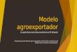 Modelo agroexportador El Salvador