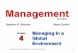 Robbins & Coulters Management: Chapter Four: Management in a Global Environment