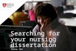 Nursing dissertation workshop