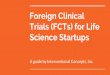 Foreign clinical trials (FCTs) for life science startups