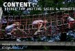 Content  the bridge for uniting sales and marketing