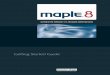 Maple 8 Getting Started Guide