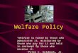 American social protection and welfare 2016