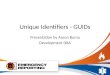 SQL Server GUIDS (Globally Unique Identifiers)