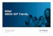 Webinar Mitel: Certificación comercial Familia 6800i