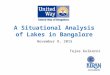 A Situational Analysis of the Lakes in Bangalore