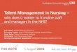 August 2016 – Edge Talk: Managing Talent in Health and Social Care