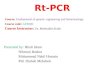 Introduction of RT PCR