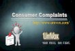 Consumer complaints