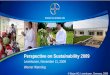 Bayer's Perspective on Sustainability 2009, Speach Werner Wenning